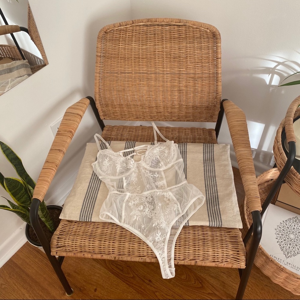 White lace one piece lingerie (never worn)